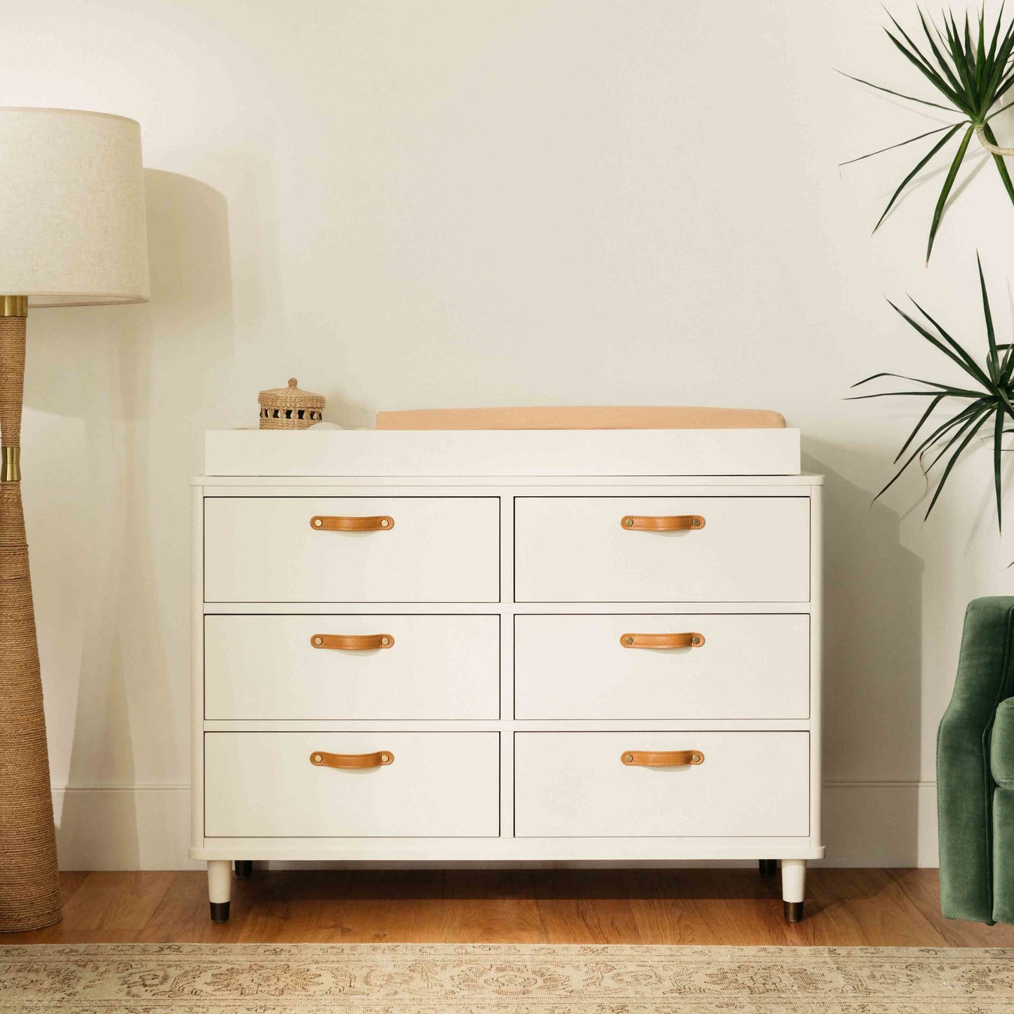 B14316RW,Namesake,Tanner 6-Drawer Dresser in Warm White