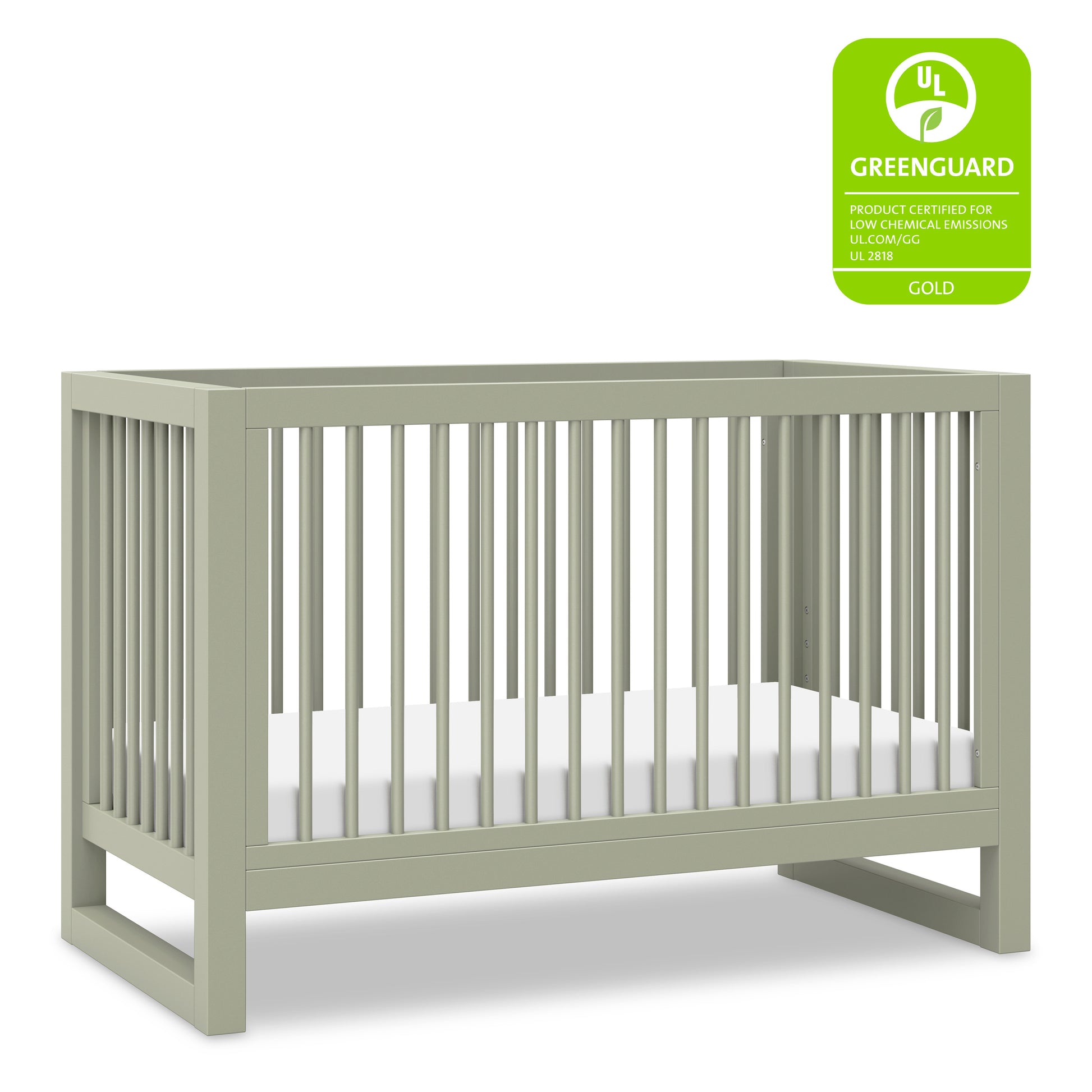 M23301FS,Namesake,Nantucket 3-in-1 Convertible Crib w/Toddler Bed Conversion Kit in French Sage