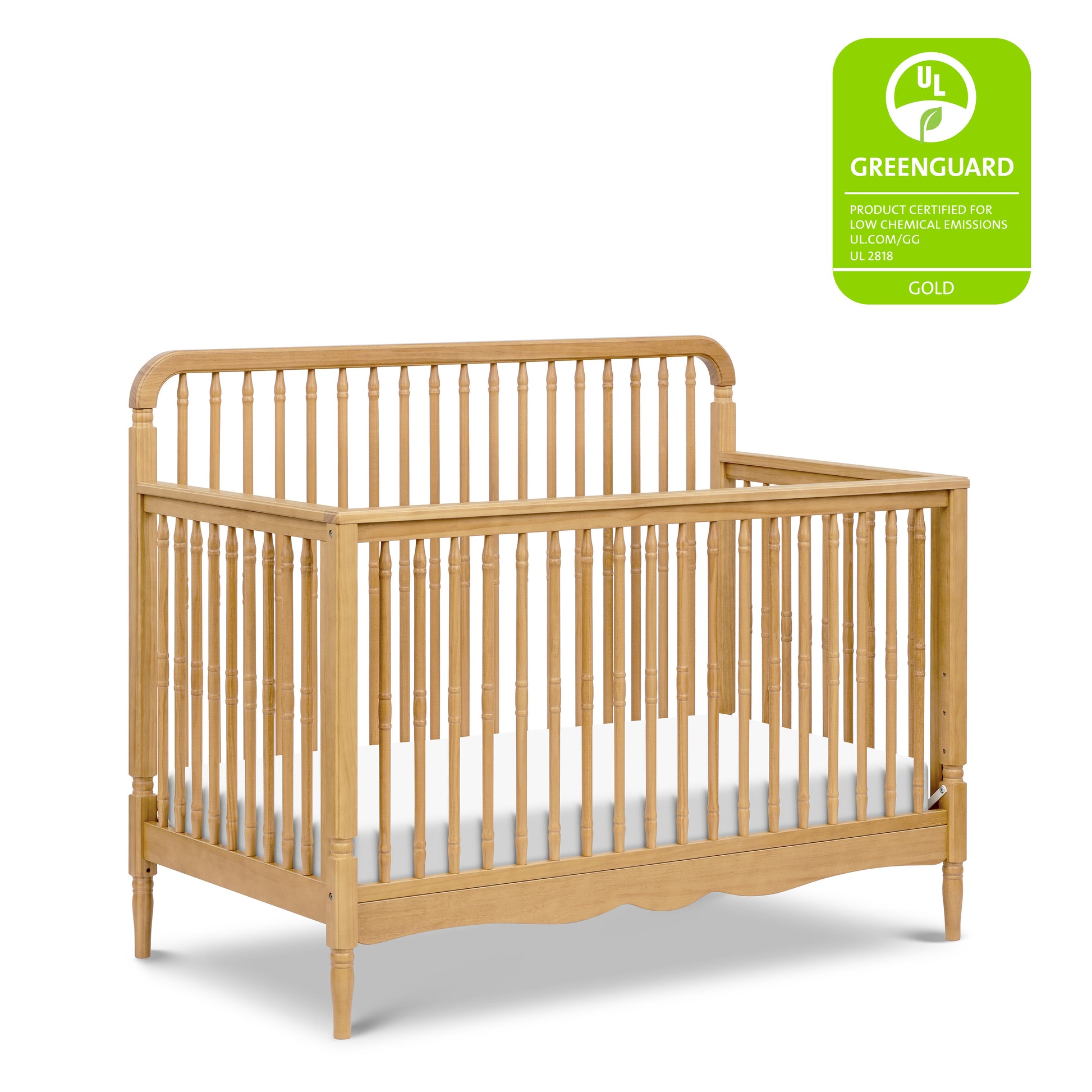 M7141HY,Namesake,Liberty 4-in-1 Convertible Spindle Crib in Honey
