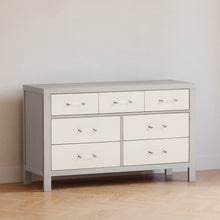 M24816WDFPEW,Namesake,Eloise 7-Drawer Assembled Dresser in White Driftwood and Performance Pearl Eco-Weave