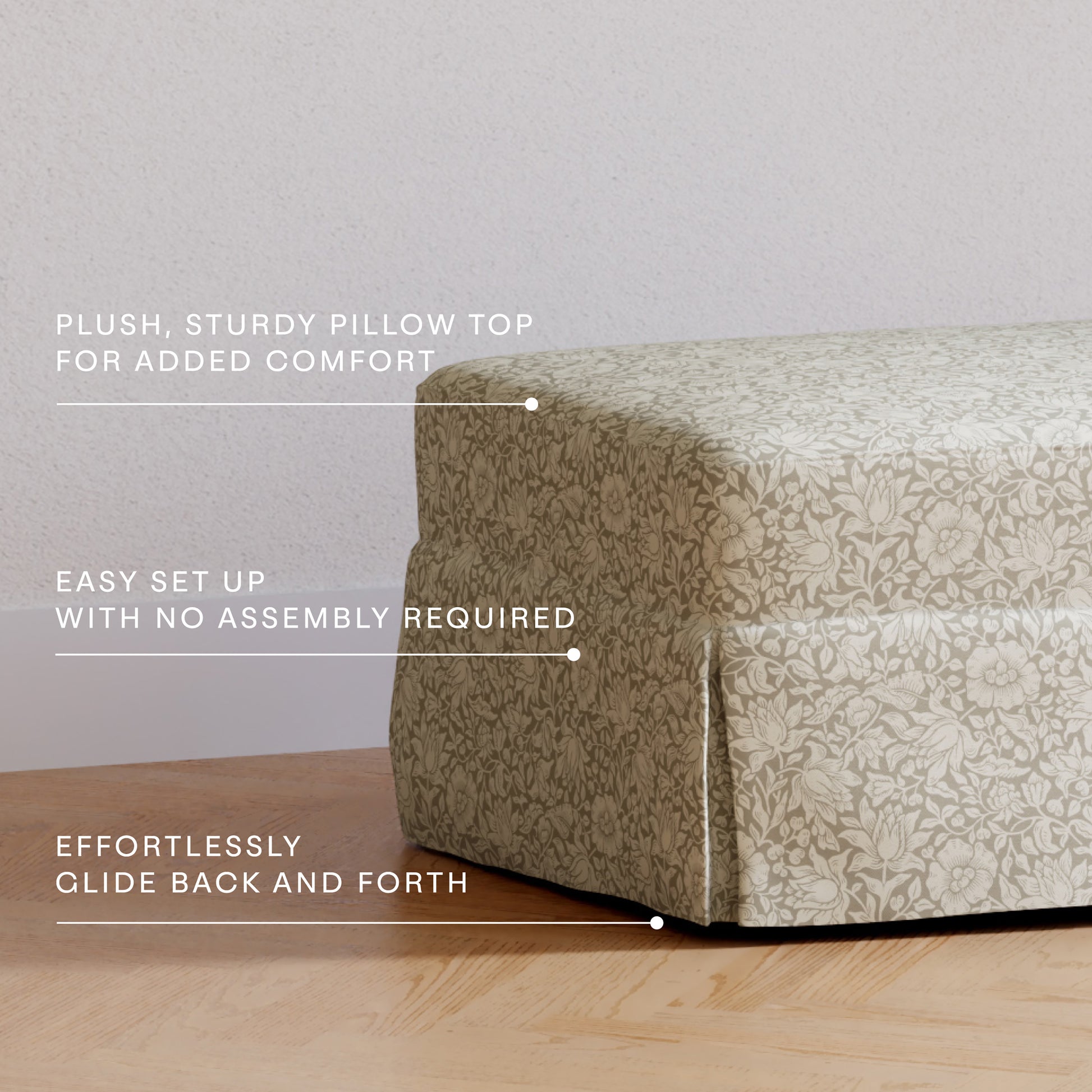 M21785MA,Namesake,Crawford Gliding Ottoman in Mallow in Ash