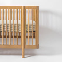 T30535,Babyletto,Moss Stripe Muslin Crib Sheet in GOTS Certified Organic Cotton