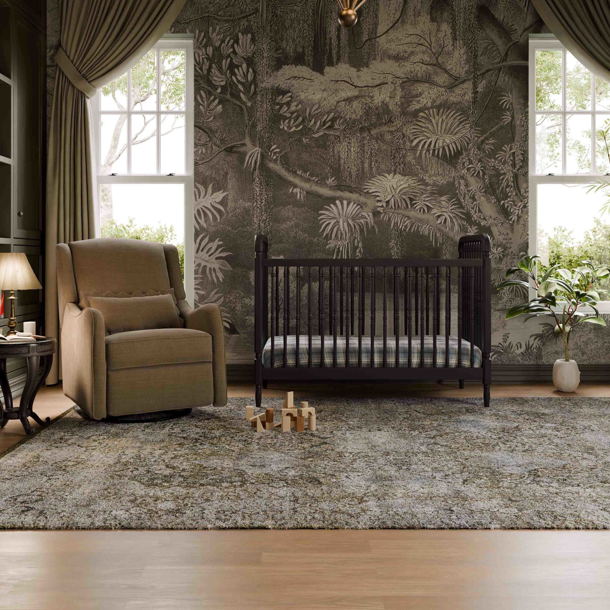 M27787PTEB,Namesake,Devon Recliner and Swivel Glider in Performance Truffle Eco-Basketweave