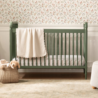 M7101JP,Namesake,Liberty 3-in-1 Convertible Spindle Crib w/Toddler Bed Conversion Kit in Juniper