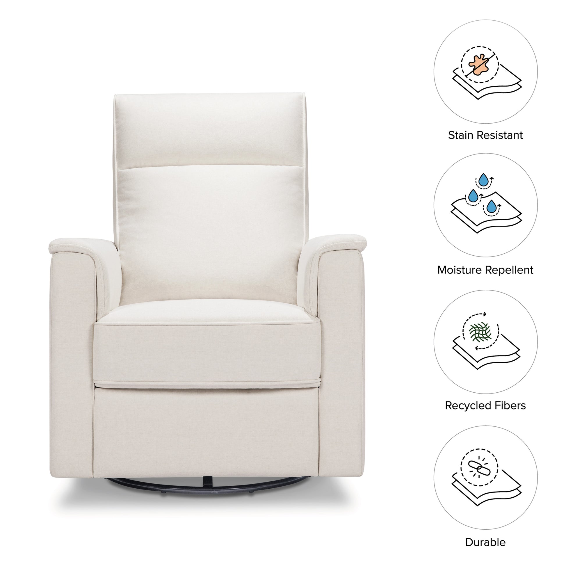 M17187PCMEW,Namesake,Willa Recliner in Performance Cream Eco-Weave