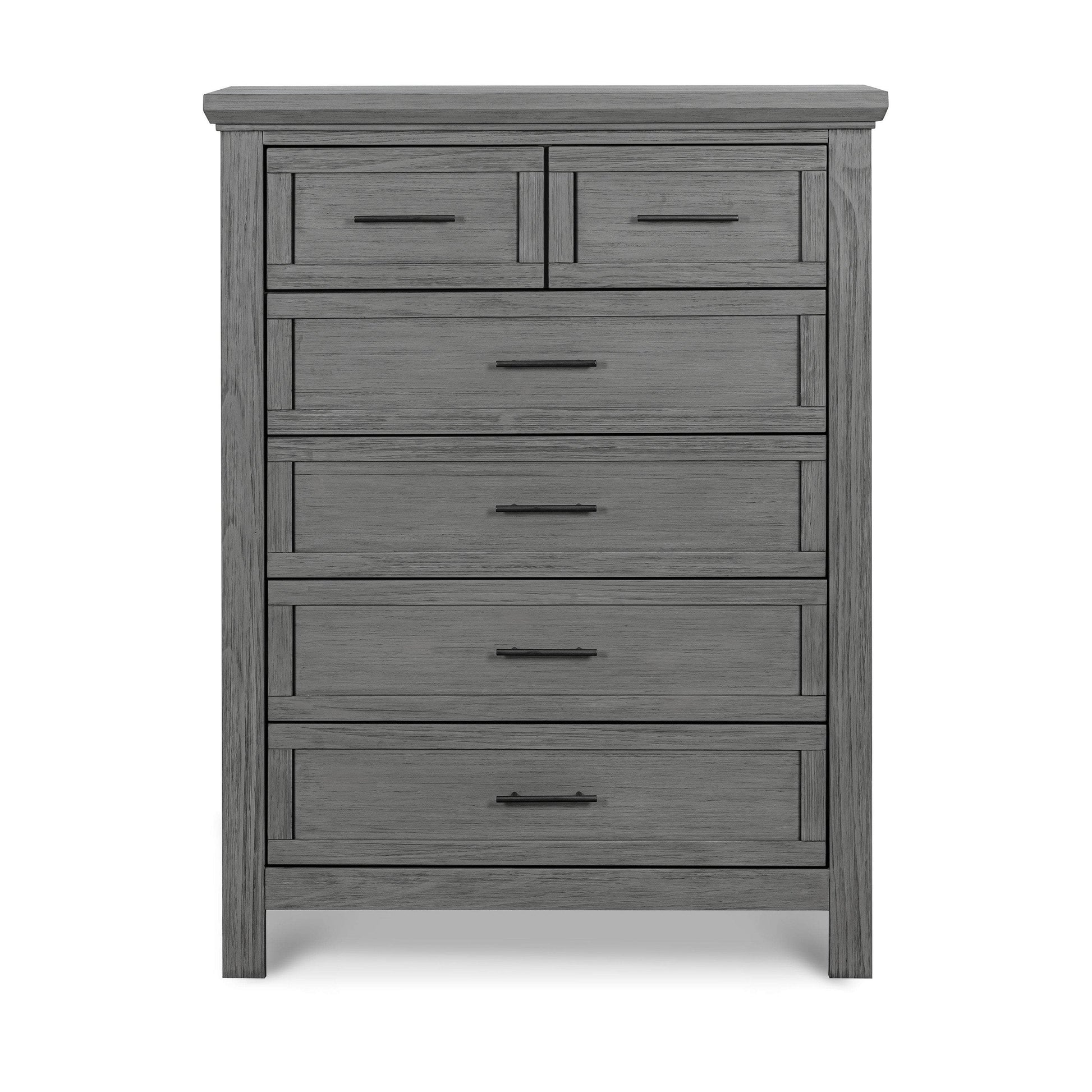 B14525WC,Emory Farmhouse 6-Drawer Chest in Weathered Charcoal