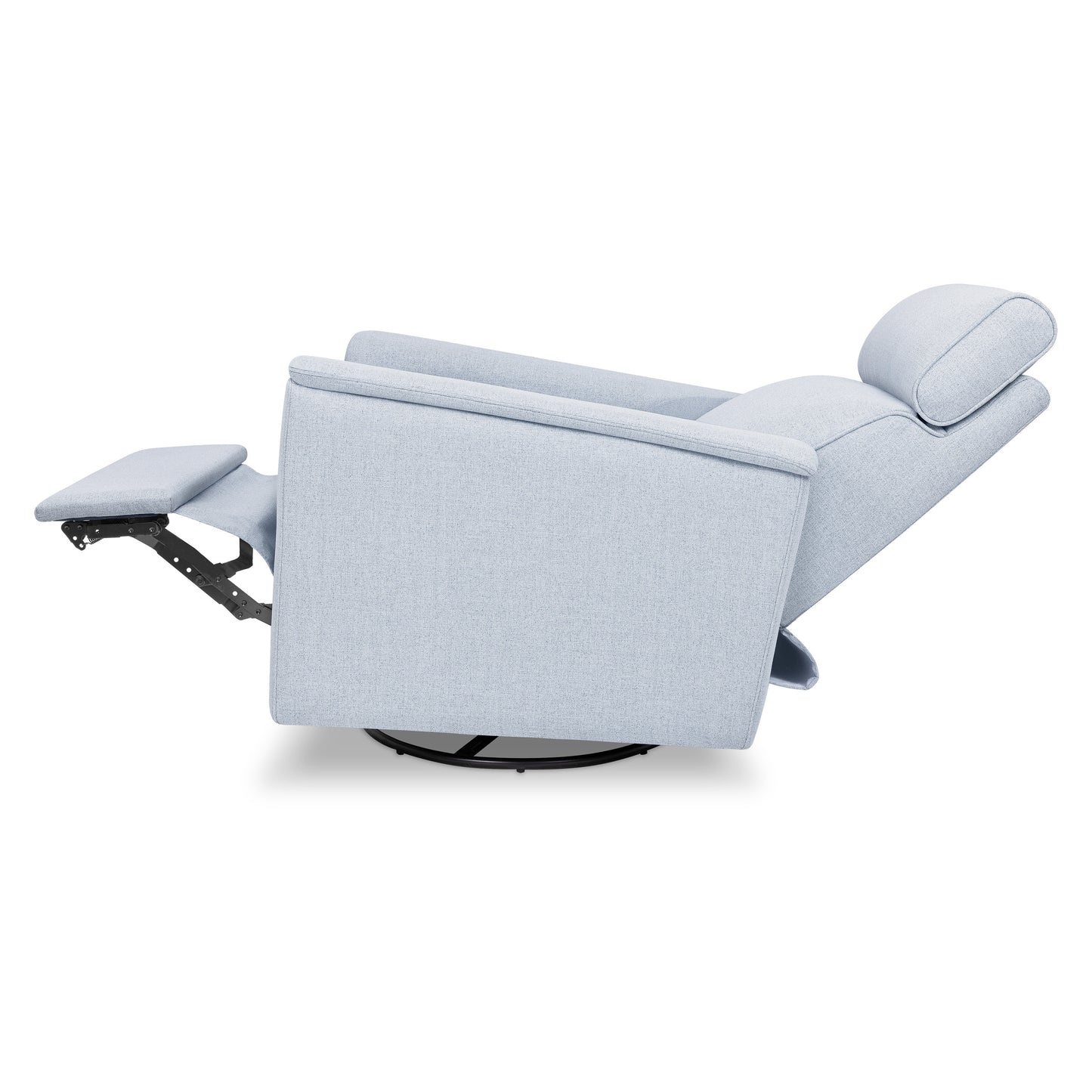 M17186PCET,Namesake,Willa Plus Power Glider Recliner w/ Power Headrest in Performance Chambray Eco-Twill