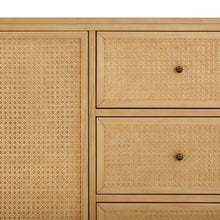 M23727HYHC,Namesake,Marin Chifforobe  Assembled in Honey and Honey Cane