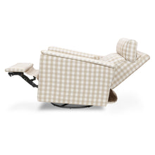 M17182TGH,Namesake,Willa Pro Power Glider Recliner w/ Power Lumbar in Tan Gingham