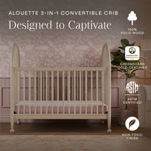 M31401WP,Namesake,Alouette 3-in-1 Convertible Spindle Crib in Washed Pine