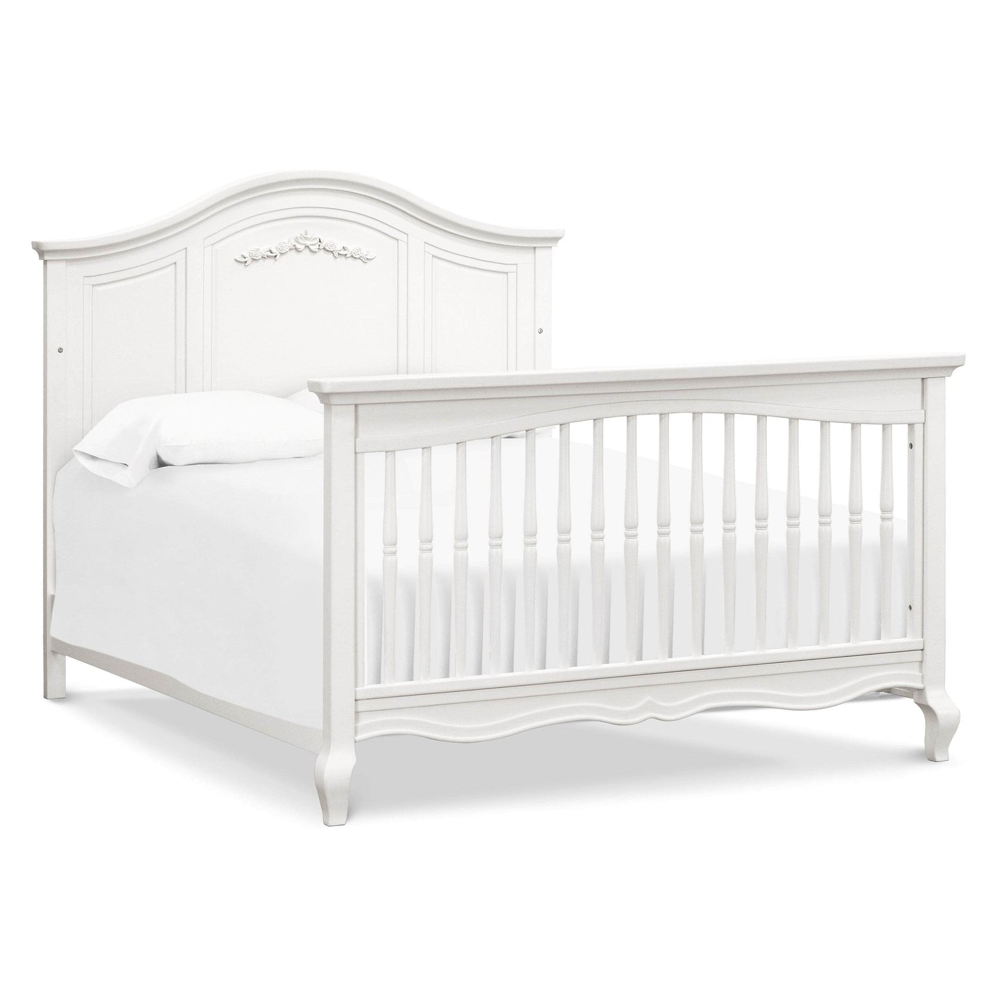 B19601RW,Mirabelle 4-in-1 Convertible Crib in Warm White
