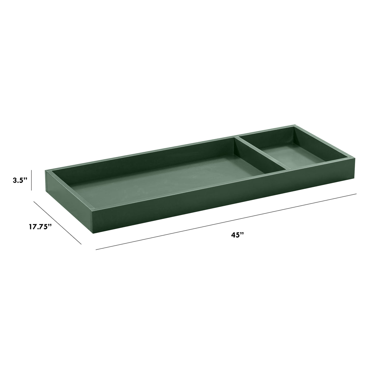 Universal Wide Removable Changing Tray - dimensions
