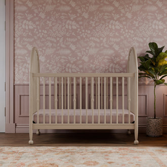 M31401WP,Namesake,Alouette 3-in-1 Convertible Spindle Crib in Washed Pine