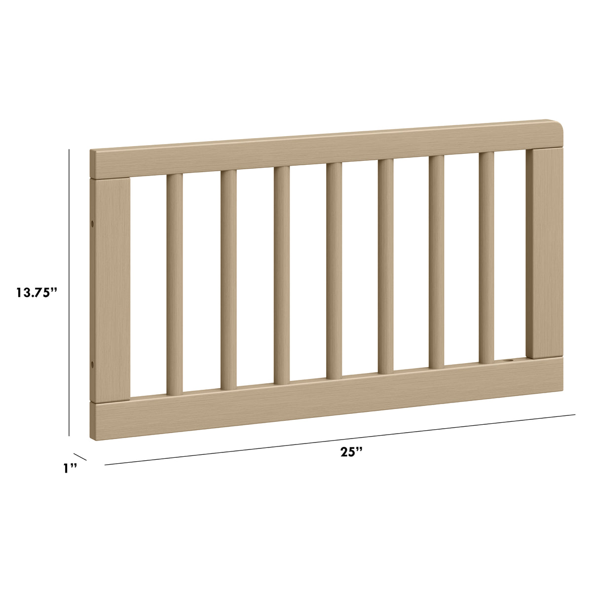 Toddler Bed Conversion Kit (M19699) - dimensions
