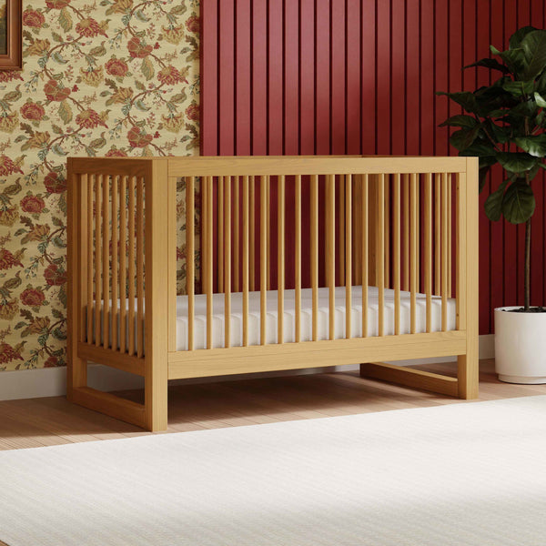 M23301HY,Namesake,Nantucket 3-in-1 Convertible Crib w/Toddler Bed Conversion Kit in Honey