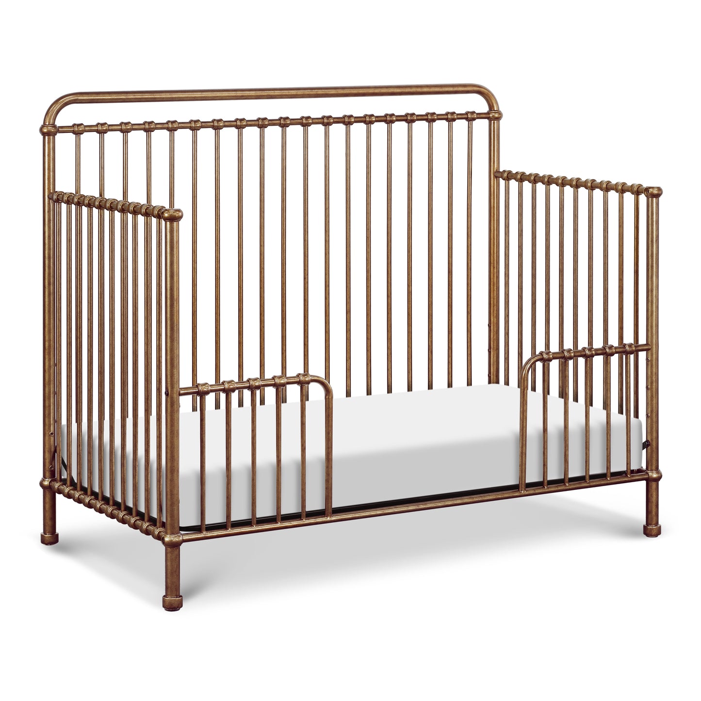 M15301VG,Namesake,Winston 4-in-1 Convertible Crib in Vintage Gold