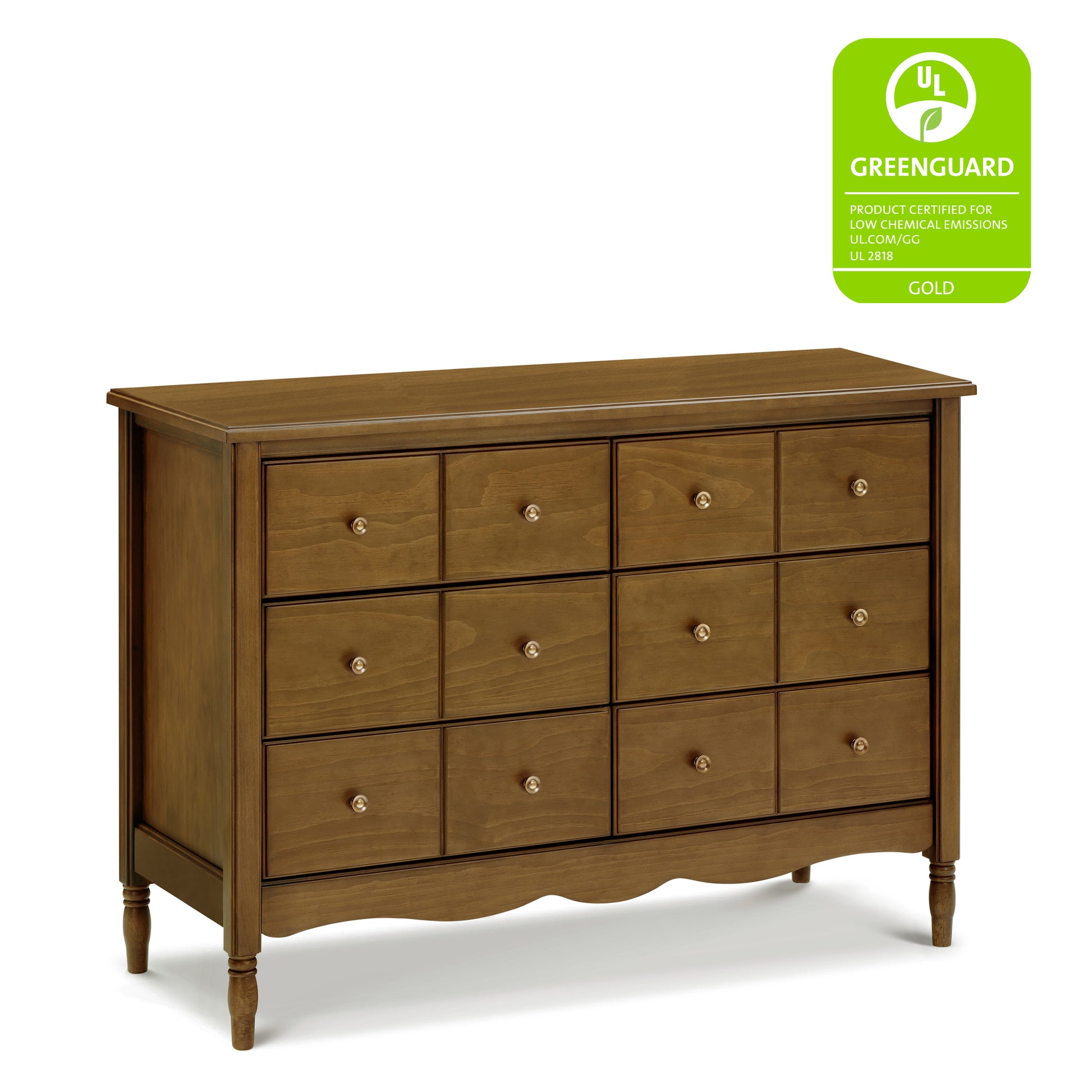 M7116NL,Namesake,Liberty 6-Drawer Assembled Dresser in Natural Walnut