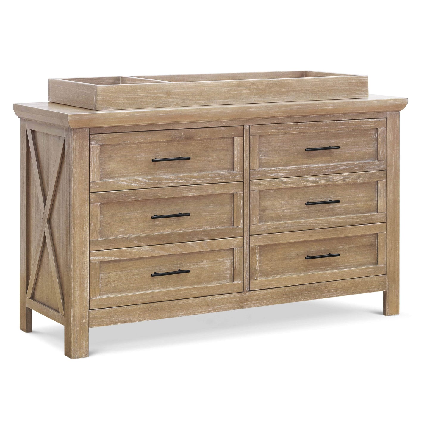 B14516DF,Emory Farmhouse 6-Drawer Dresser in Driftwood