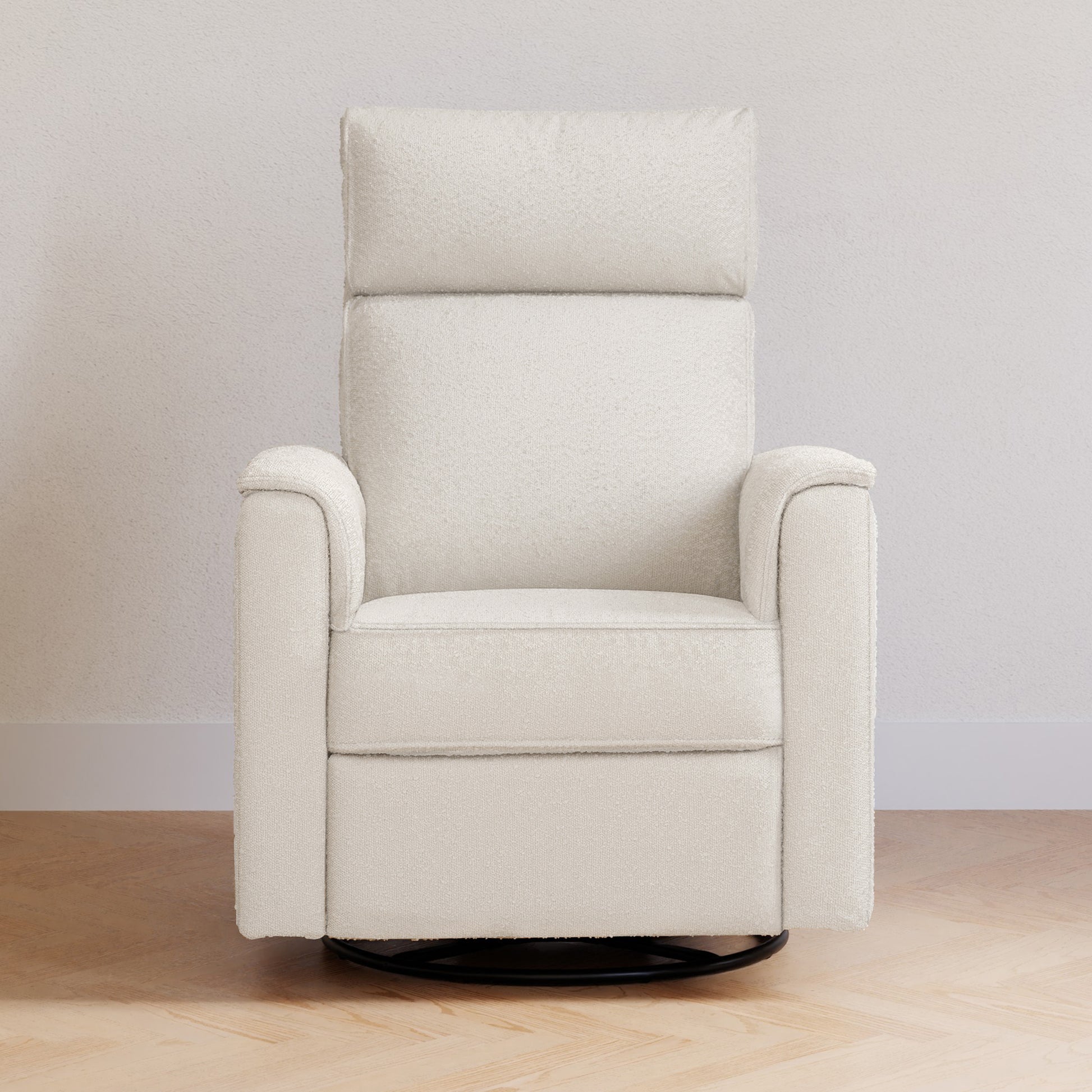 M17186PWB,Namesake,Willa Plus Power Glider Recliner w/ Power Headrest in Performance Ivory Boucle