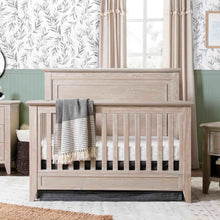 M24401SDB,Monogram by Namesake,Beckett Rustic 4-in-1 Convertible Flat Top Crib in Sandbar