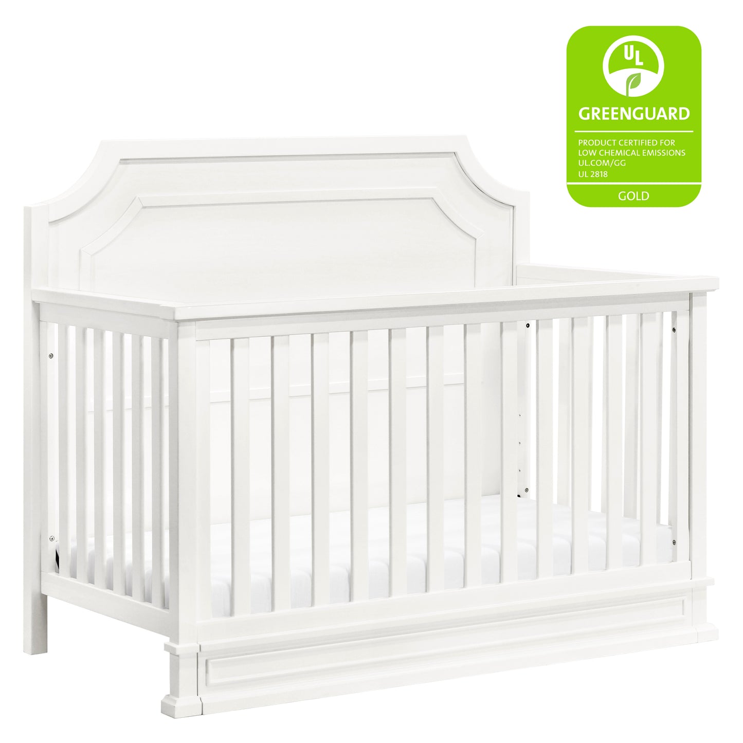 M10701RW,Namesake,Emma Regency 4-in-1 Convertible Crib in Warm White