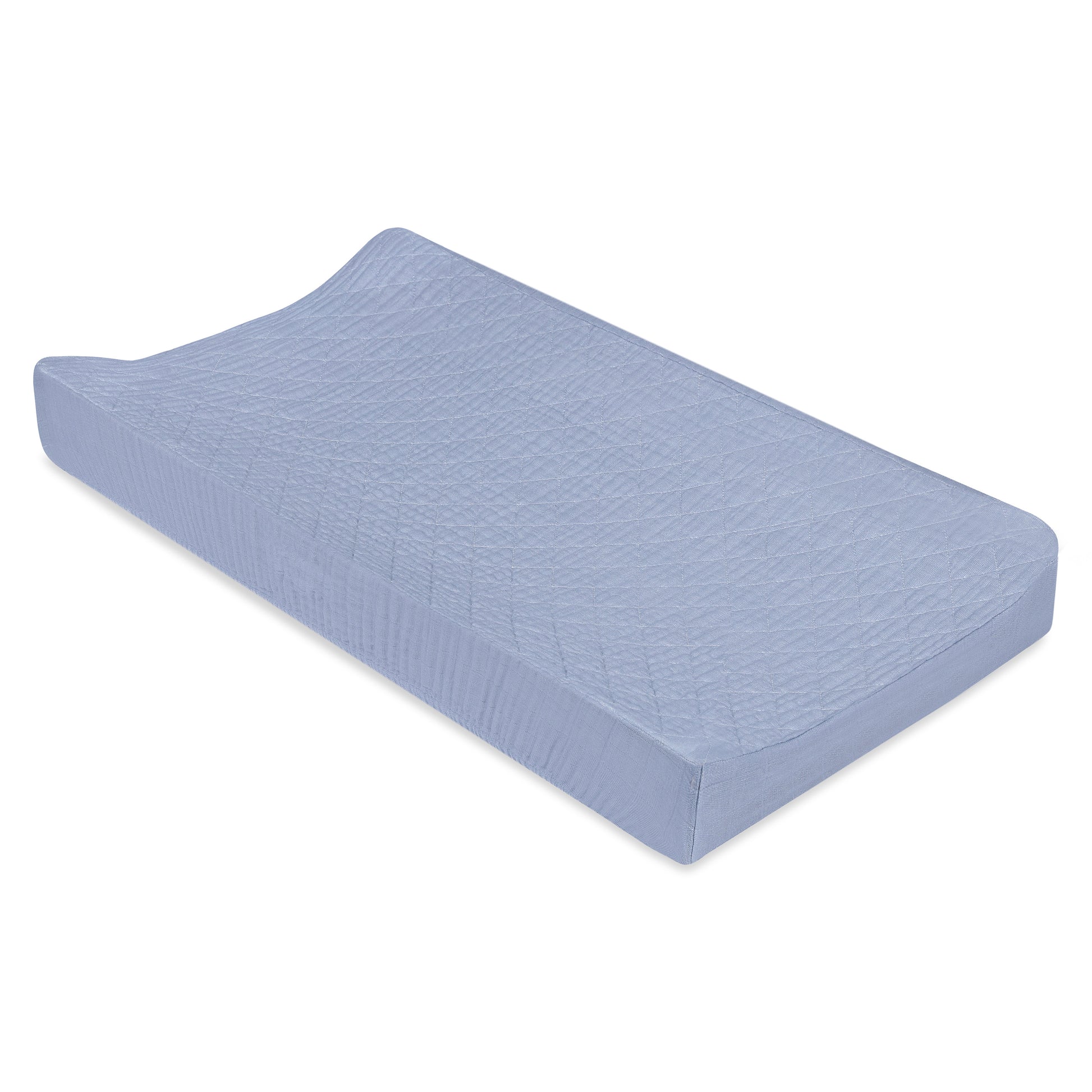 T29637DP,Babyletto,Dewdrop Quilted Muslin Changing Pad Cover in GOTS Certified Organic Cotton