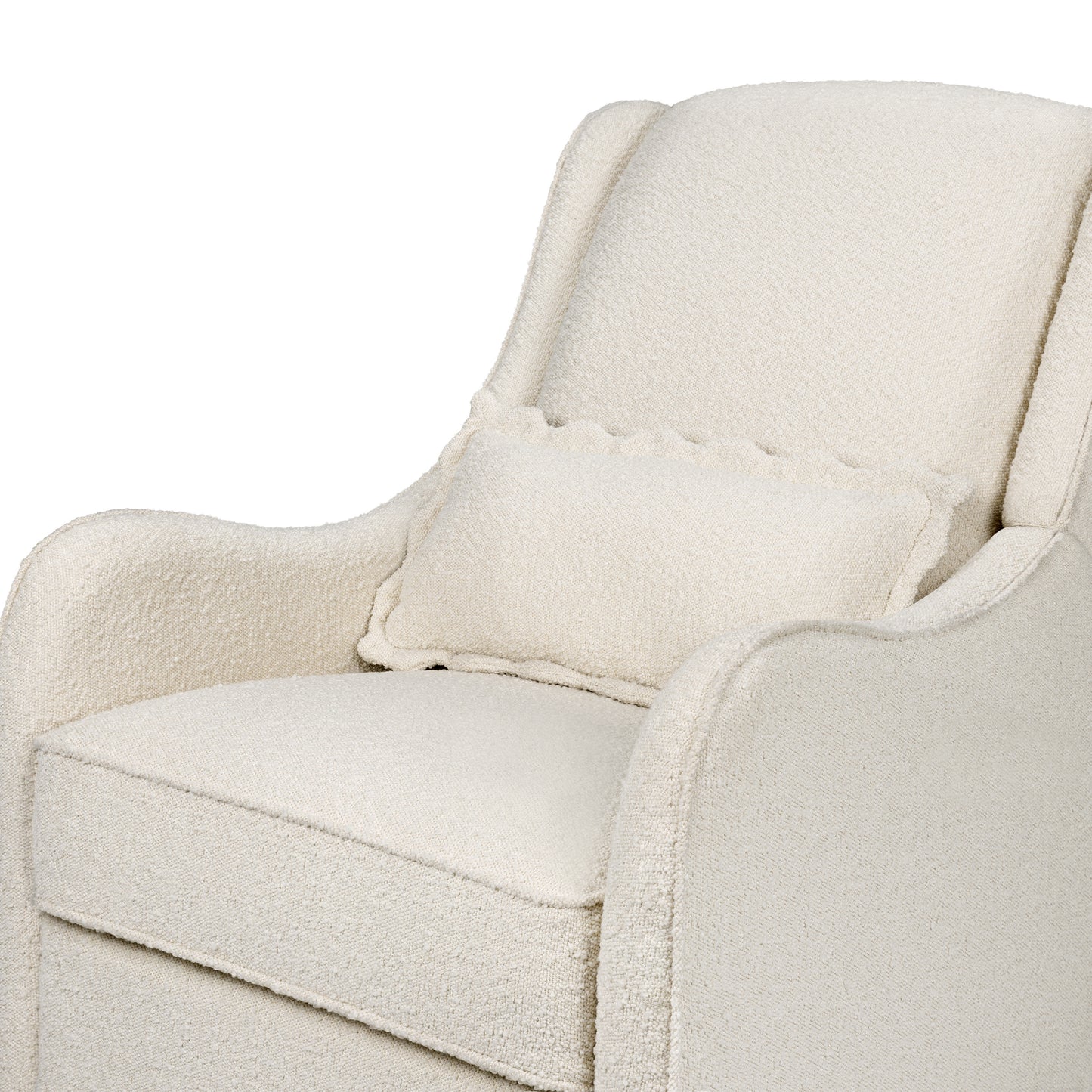 M27787WB,Namesake,Devon Recliner and Swivel Glider in Ivory Boucle