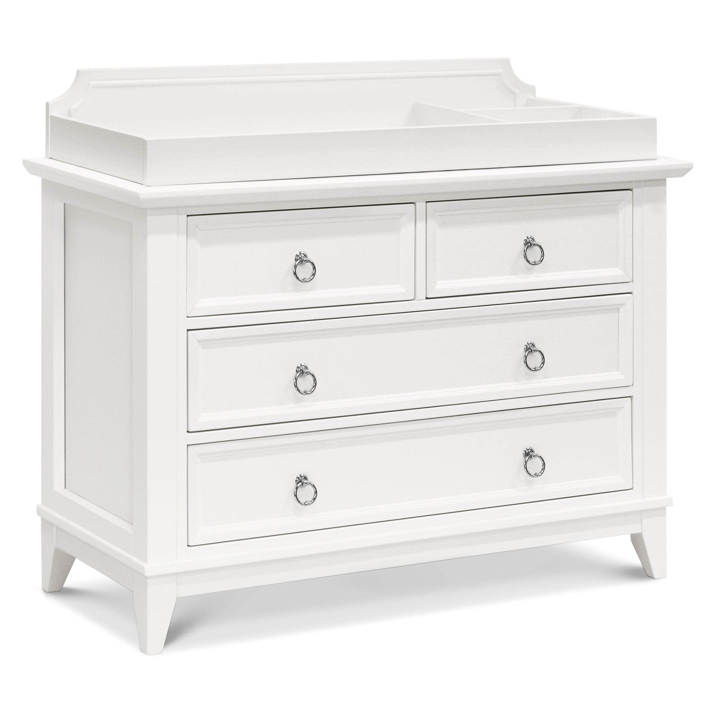 M10716RW,Emma Regency 4-Drawer Dresser in Warm White