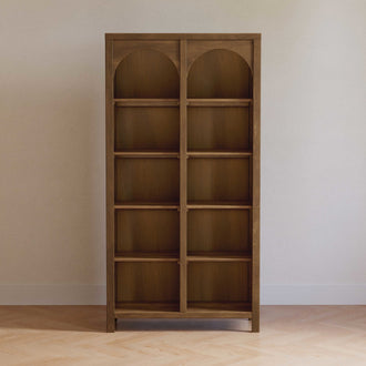 M24814NL,Namesake,Eloise Bookcase  Assembled in Natural Walnut