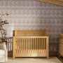 M24801HYPSEW,Namesake,Eloise 4-in-1 Convertible Crib in Honey & Performance Sand Eco-Weave