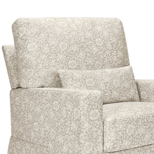 M21787MA,Namesake,Crawford Pillowback Comfort Swivel Glider in Mallow in Ash