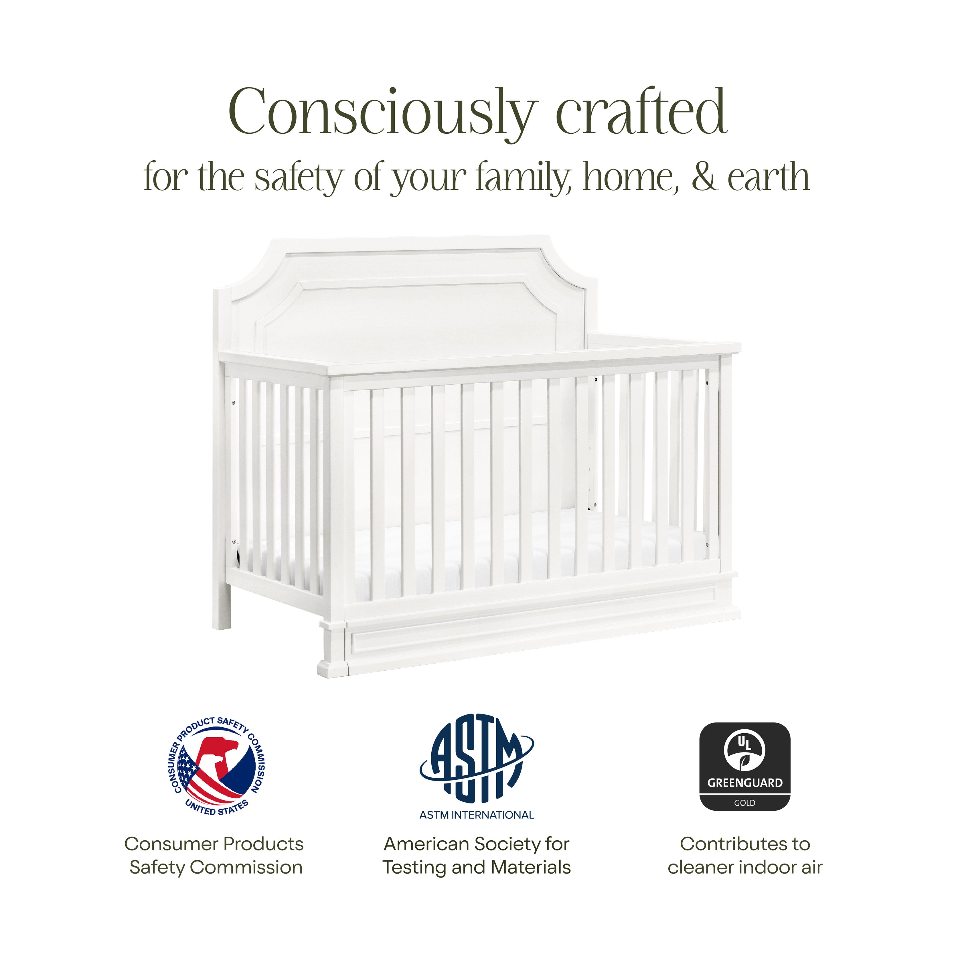 Namesake Emma Regency 4 in 1 Convertible Crib