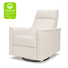 M17183PCMEW,Namesake,Willa Deluxe Power Glider Recliner w/Heat&Massage in Performance Cream Eco-Weave