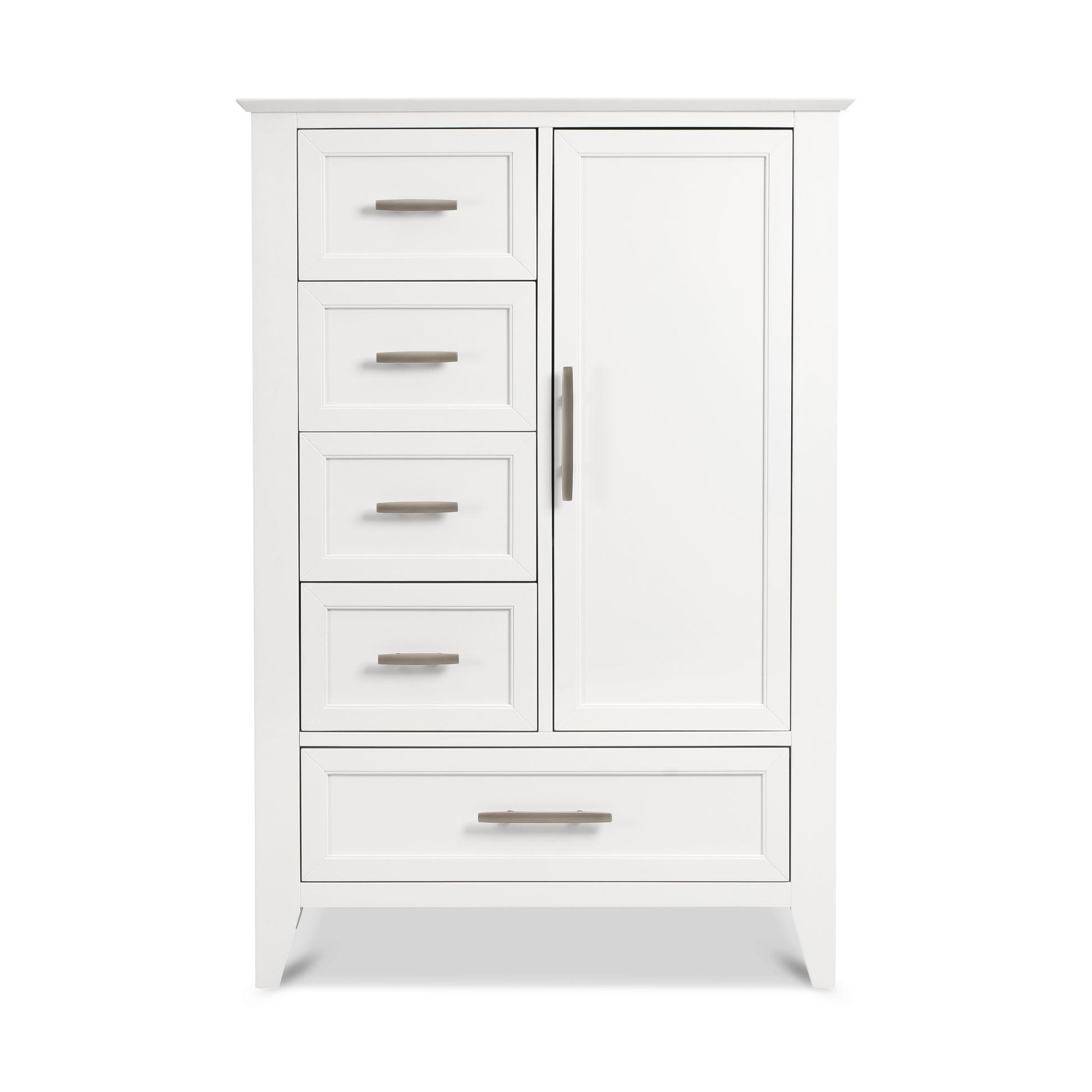 B14427RW,Monogram by Namesake,Barrow Chifforobe in Warm White