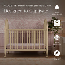 M31401WP,Namesake,Alouette 3-in-1 Convertible Spindle Crib in Washed Pine