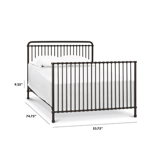 B15399UR,Namesake,Winston Full Size Bed Conversion Kit in Vintage Iron Finish