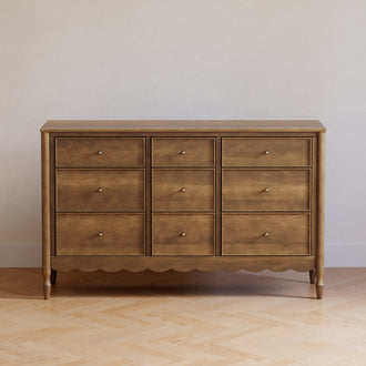 M32328NL,Namesake,Ambrosia 9-Drawer Assembled Dresser in Natural Walnut