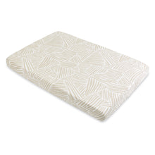 T29236,Babyletto,Oat Stripe Muslin Mini Crib Sheet in GOTS Certified Organic Cotton