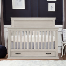M14101LF,Langford 4-in-1 Convertible Crib in London Fog