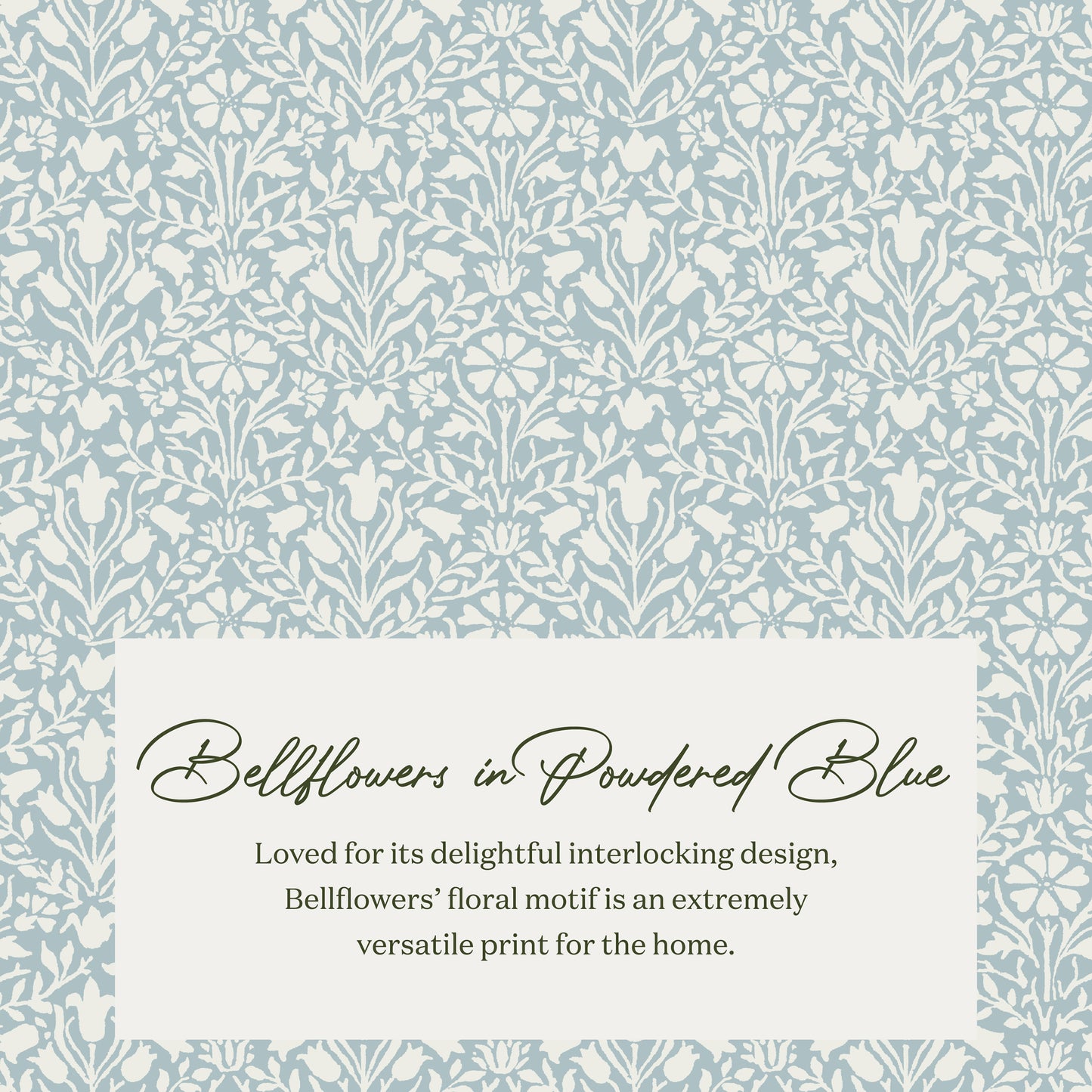 M21785BPB,Namesake,Crawford Gliding Ottoman in Bellflowers in Powdered Blue
