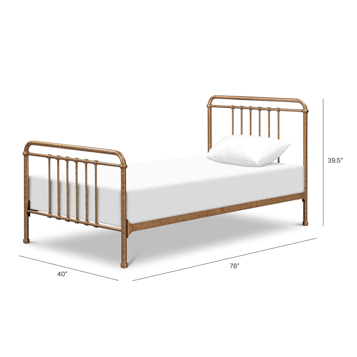 Winston Twin Bed - dimensions