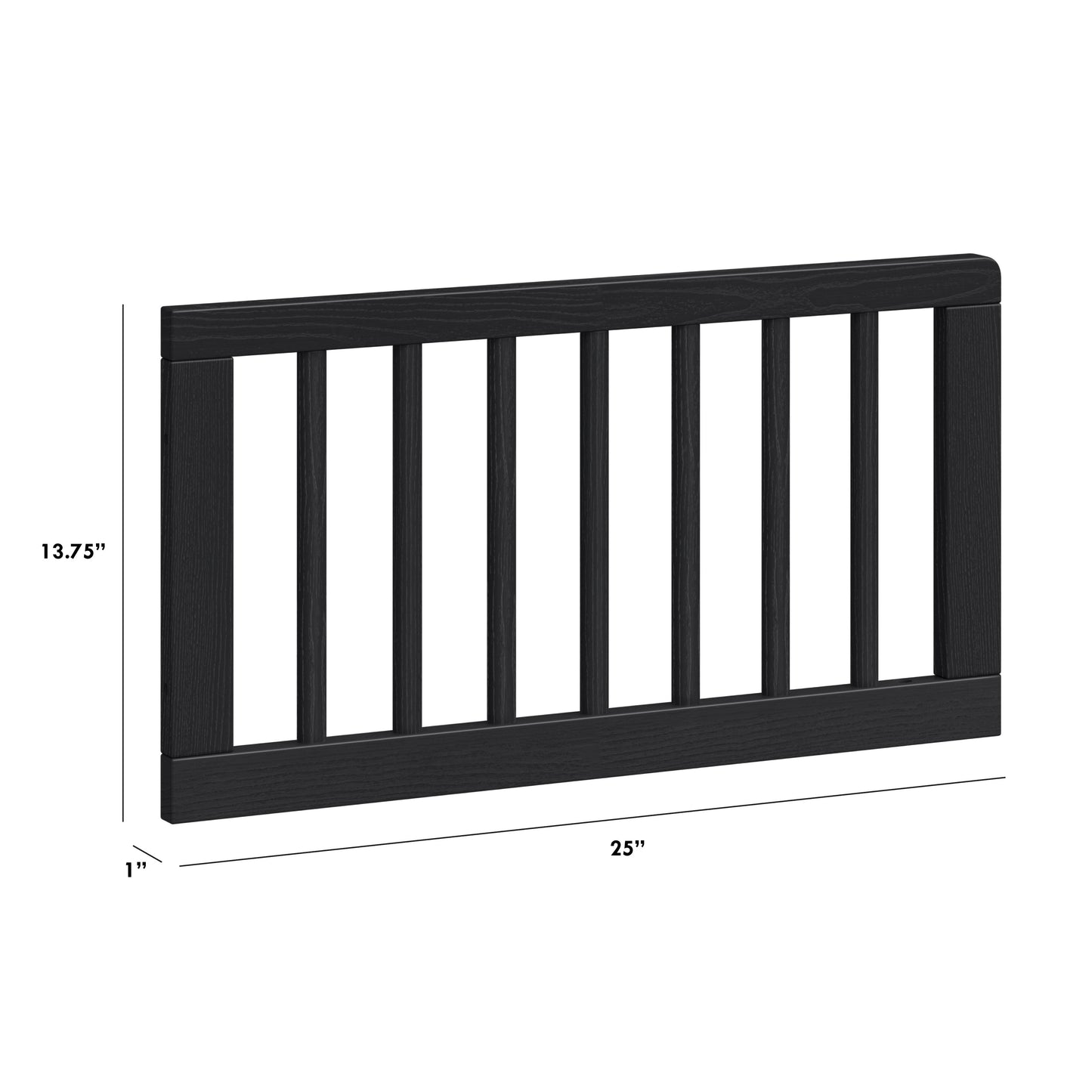 M19699AB,The MDB Family,Toddler Bed Conversion Kit in Archival Black