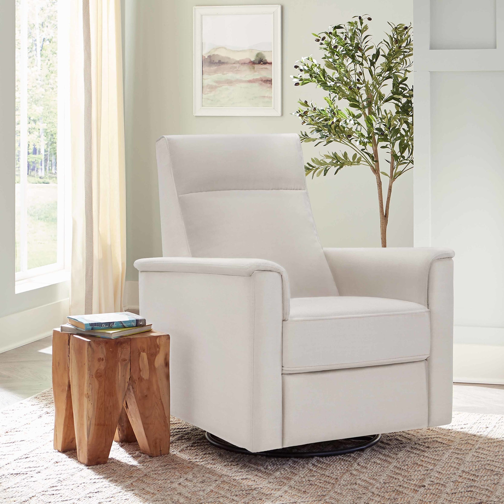 M17187PCMEW,Namesake,Willa Recliner in Performance Cream Eco-Weave