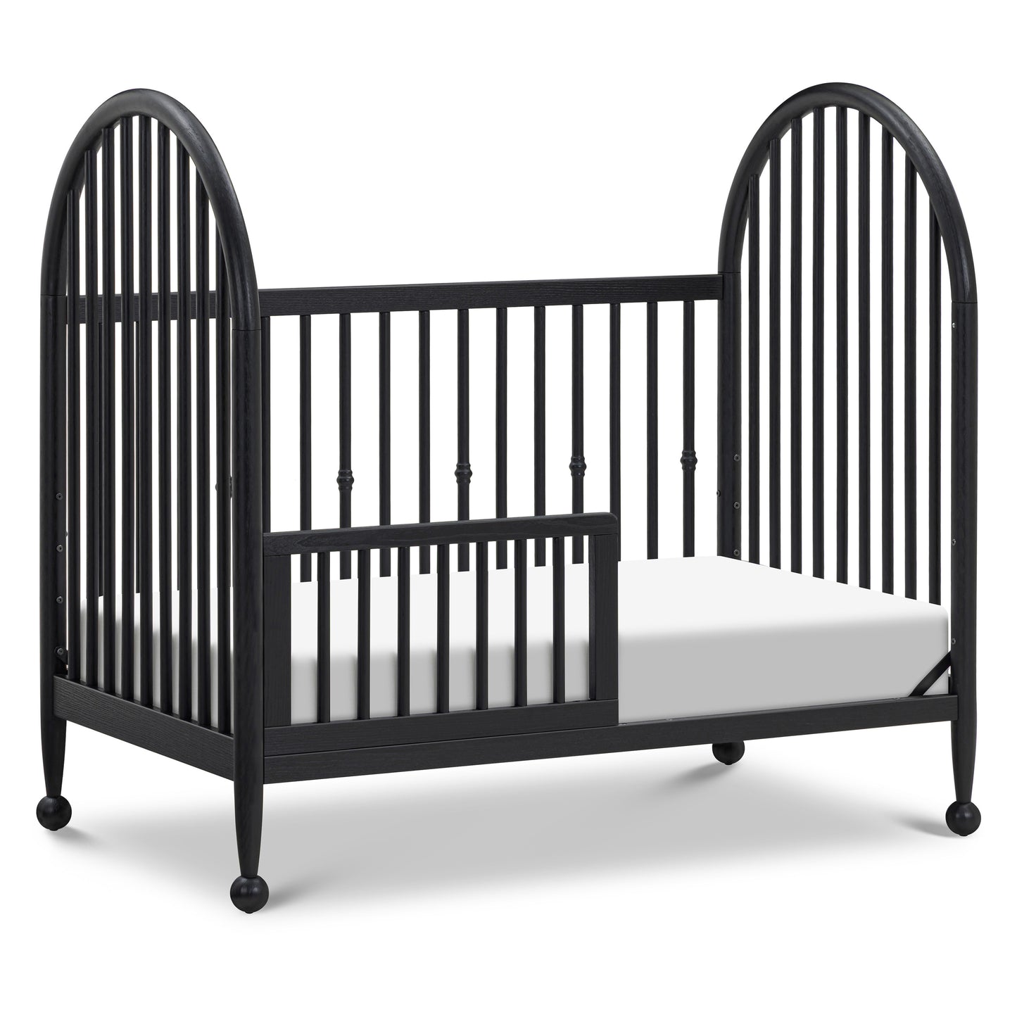 M31401AB,Namesake,Alouette 3-in-1 Convertible Spindle Crib in Archival Black