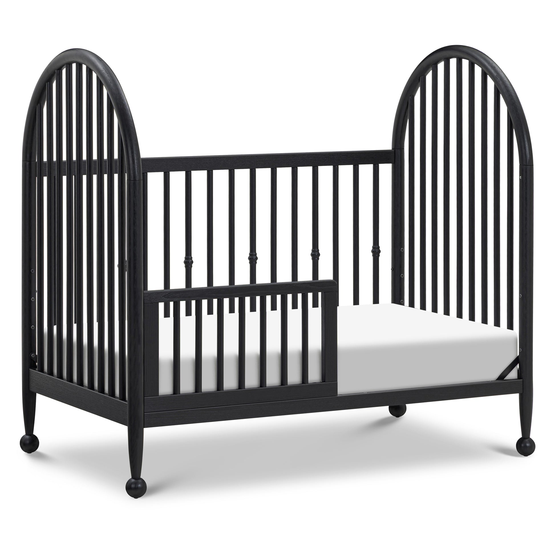 M31401AB,Namesake,Alouette 3-in-1 Convertible Spindle Crib in Archival Black