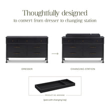 M31416AB,Namesake,Alouette 7-Drawer Assembled Dresser in Archival Black