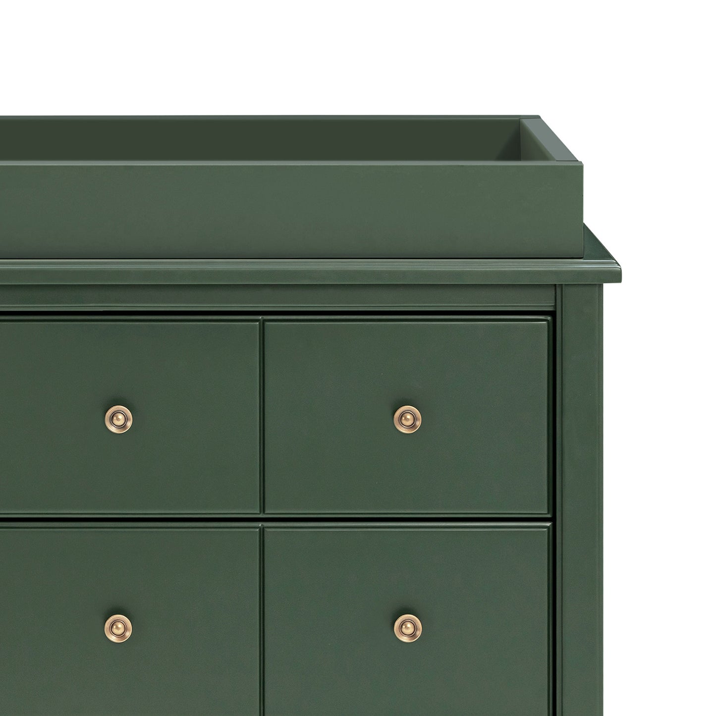 M0619FRGR,The MDB Family,Universal Wide Removable Changing Tray in Forest Green