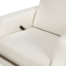 M22287WBLB,Namesake,Crewe Recliner and Swivel Glider in Ivory Boucle w/Light Wood Base