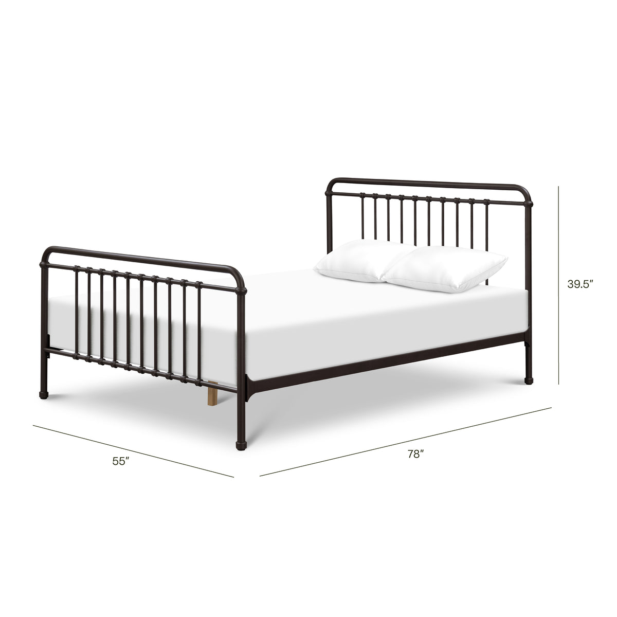 Winston Full Bed - dimensions