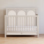 M24801WDFPEW,Namesake,Eloise 4-in-1 Convertible Crib in White Driftwood and Performance Pearl Eco-Weave